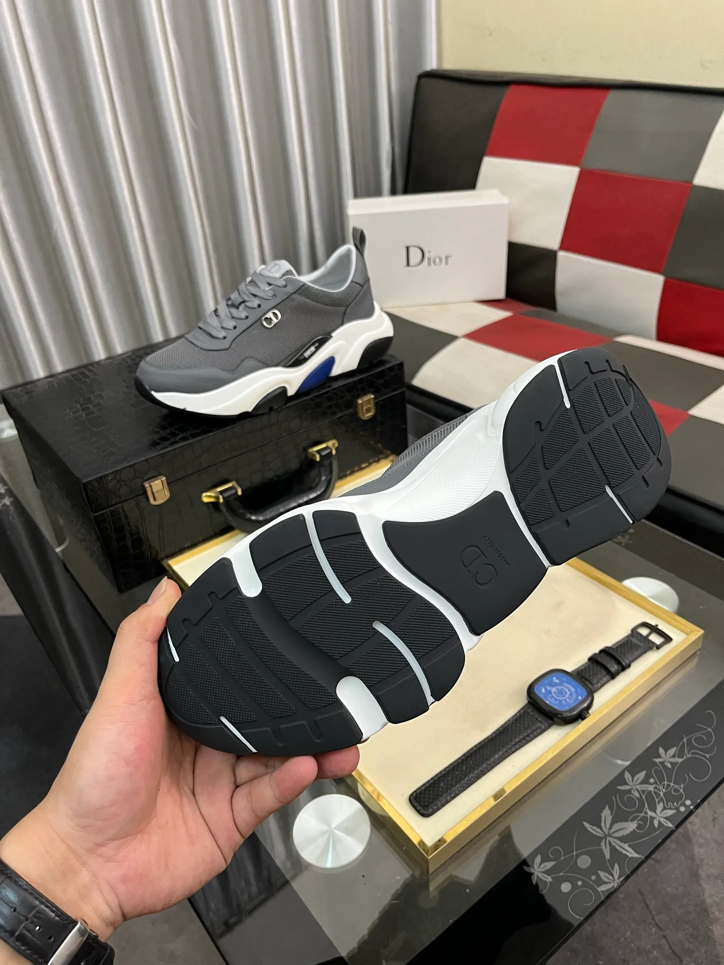 Men's Men's Shoes 💰458⌚️⌚️《DIOR*》The latest hot-selling casual shoes, top brand [seduce] luxury~purchase, top~quality. [Strong] The upper is made of imported breathable cowhide material ➕ breathable sheepskin feet (•) with fine workmanship. Original personalized fashionable soft rubber wear-resistant outsole, size: 38-444️⃣colors available